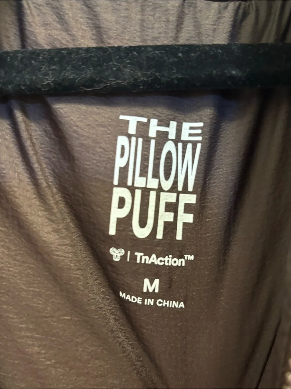 Aritzia the pillow puff 100%down vest in rich mocha brown like new size m